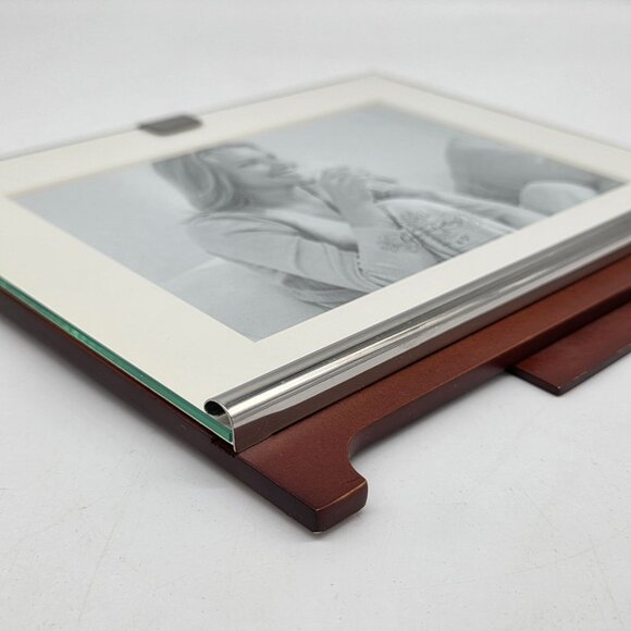 Gallery Solutions 7" X 5" Glass & Wood Picture Frame - Picture 7 of 9